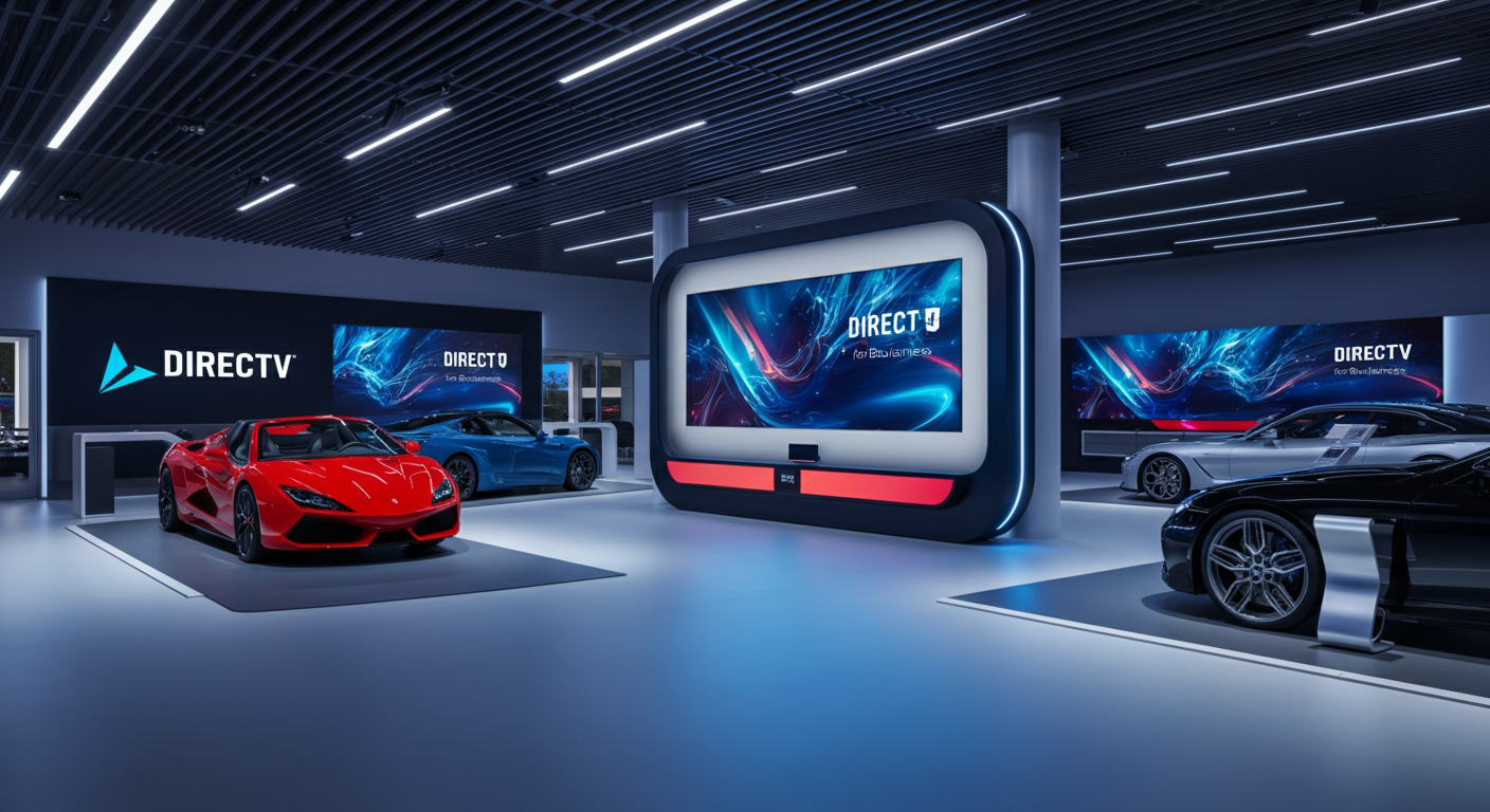 Revving Up Sales: Innovative DIRECTV FOR BUSINESS Marketing for Auto Dealerships